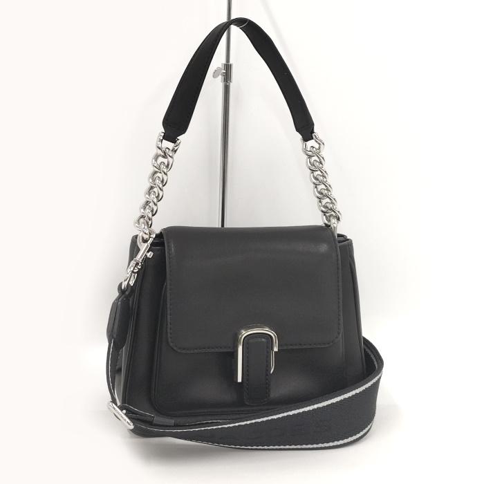 中古】MARC JACOBS チェーンショルダーバッグ サッチェル ミニ レザー 
