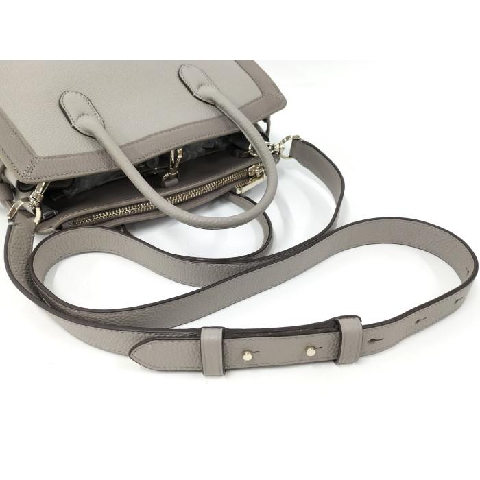 【中古】kate spade 2WAYハンドバッグ レザー グレー｜jjcollection2008｜04