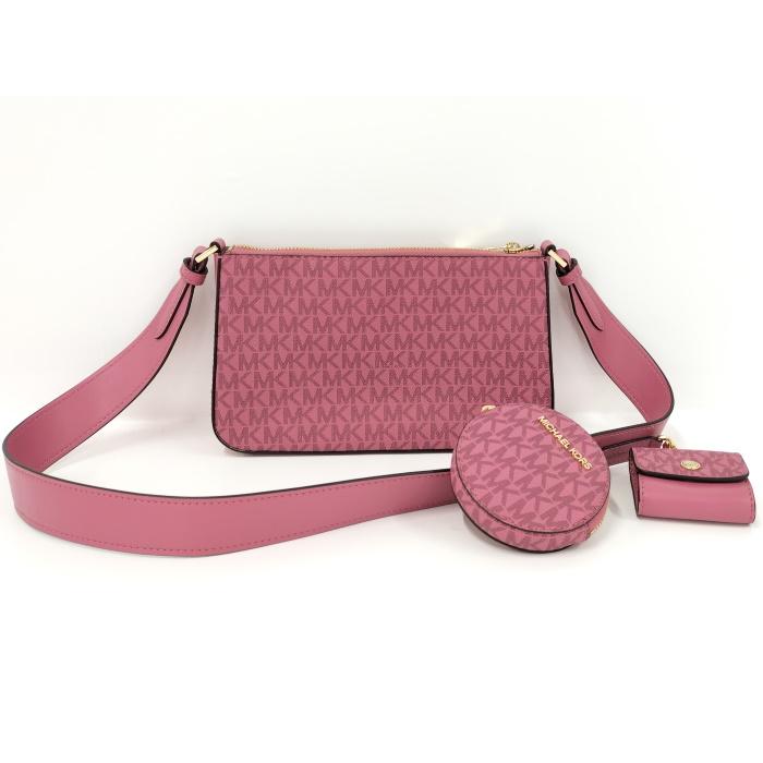 ♩ポーチ付き！定価7.7万円 新品 MICHAEL KORS ショルダーシバッグ 公式アウトレット】COOPER ポーチ ラージ - MKシグネチャー