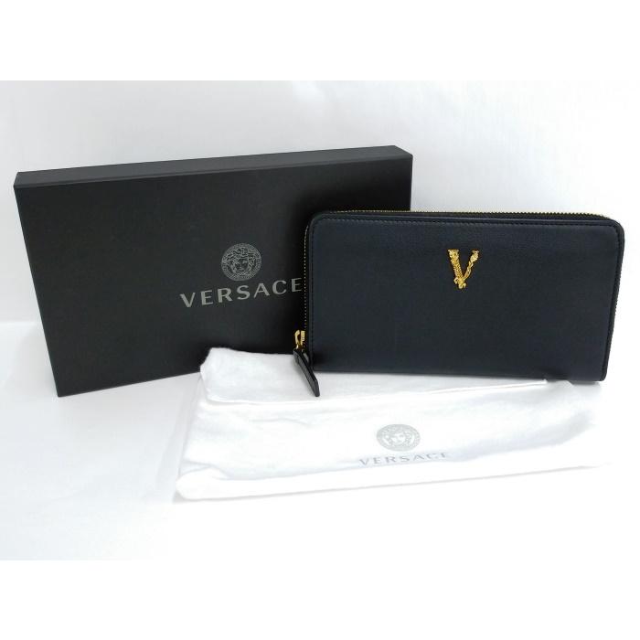 新品未使用‼️ ヴェルサーチ　VERSACE ヴィルトゥス 長財布　ブラック　黒 新品未使用‼️ ヴェルサーチ VERSACE ヴィルトゥス 長財布