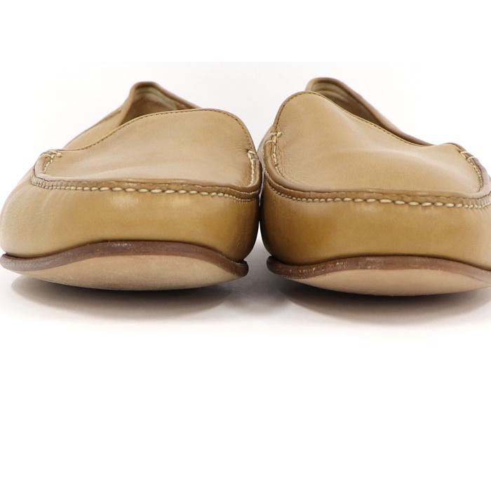 JOHN LOBB 【中古】ジョンロブ スリッポン ベージュ レザー 表記サイズ 