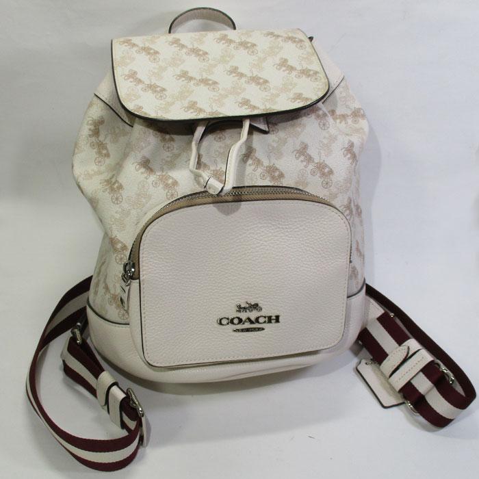 COACH 【中古】COACH ジェス ホースアンドキャリッジ リュックサック 