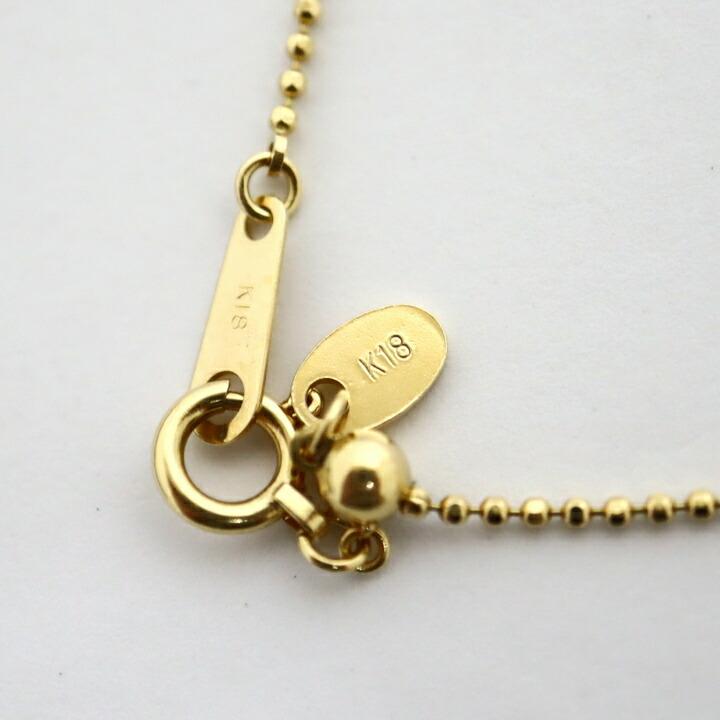 K18YG ペンダント　D-0.23ct Jewelry K18YG ペンダントネックレス 1Pダイヤ D:0.313ct 44.0cm 2.9g