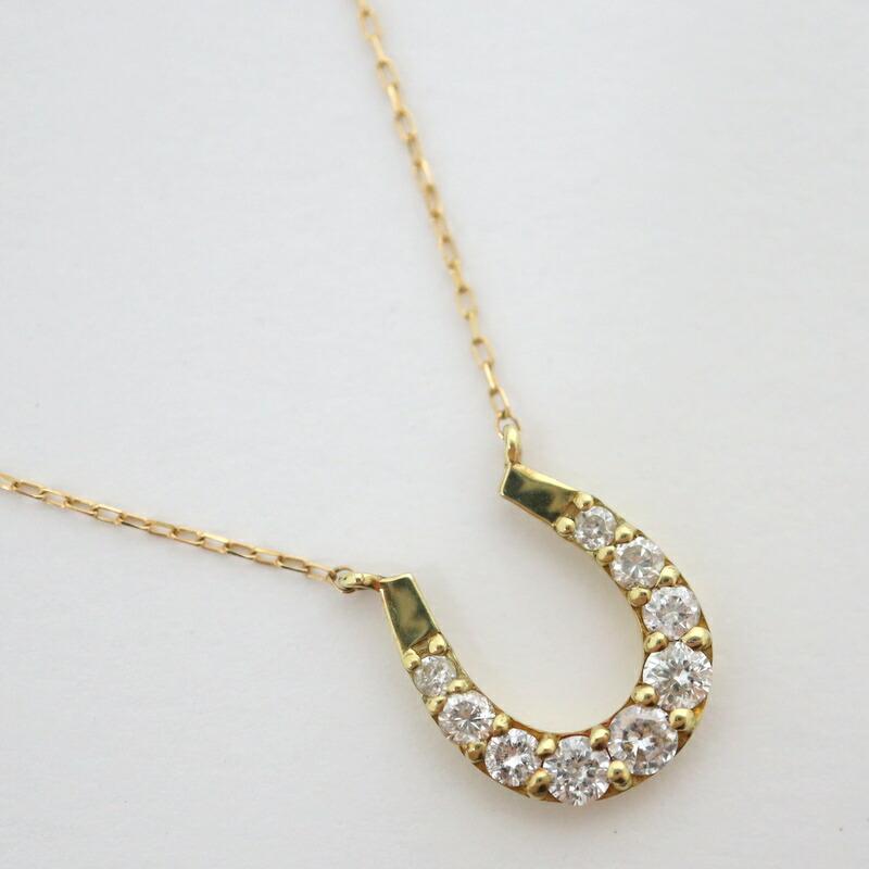 Jewelry ホースシューネックレス ネックレス K18 イエローゴールド D0 