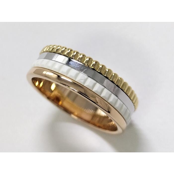 【中古】BOUCHERON キャトル クラシック リング 750YG WG PG K18YG WG PG スリーカラーゴールド 約6.2g｜jjcollection2008｜05