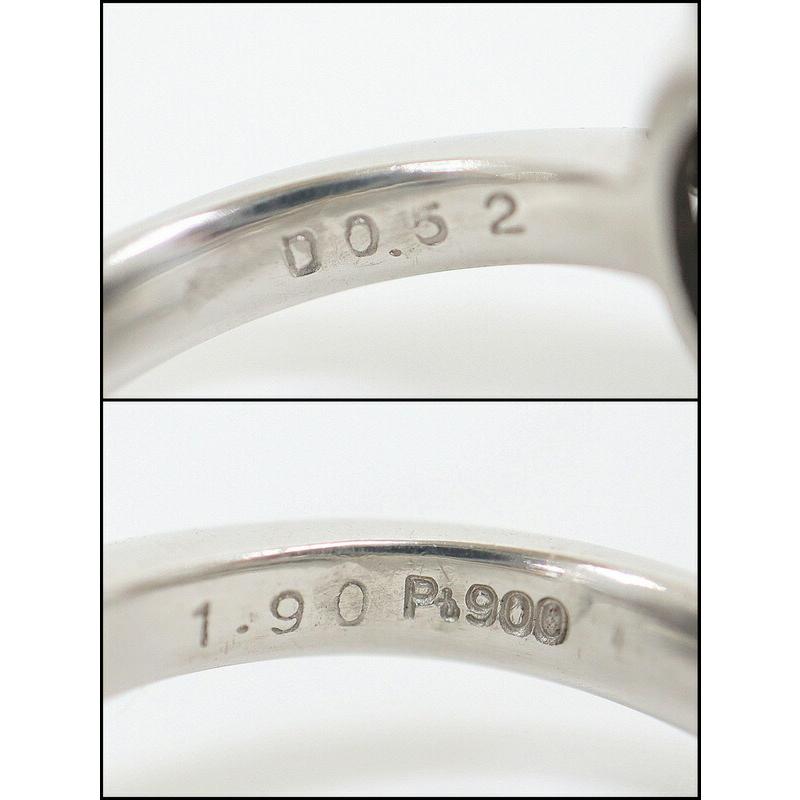Jewelry Pt900 ブラックオパールリング B:1.90ct D:0.52ct 8g : JJ 