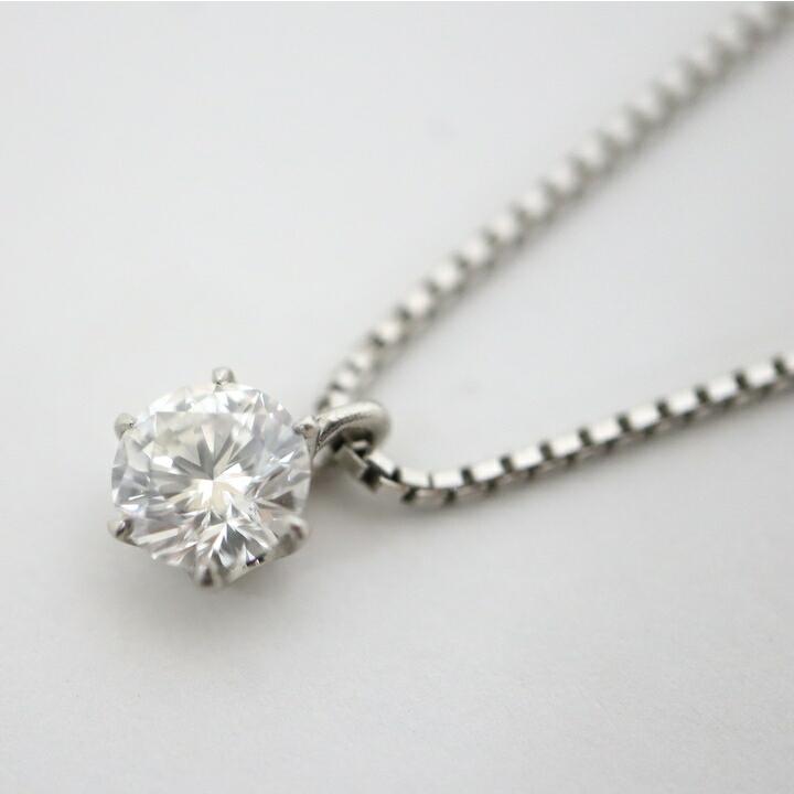 Jewelry Pt850 ダイヤモンドネックレス D0.563ct 鑑定書付き（中央宝石研究所）_1
