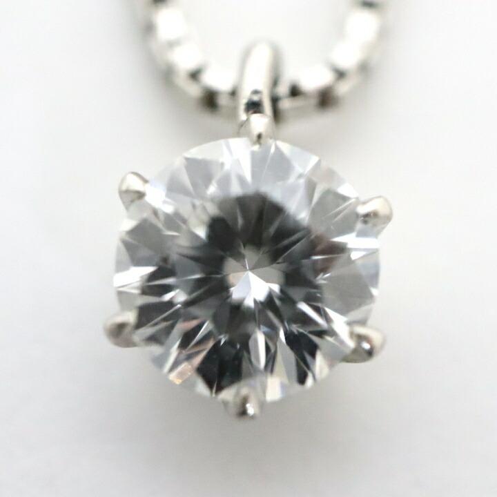 Jewelry Pt850 ダイヤモンドネックレス D0.563ct 鑑定書付き（中央宝石研究所）_2