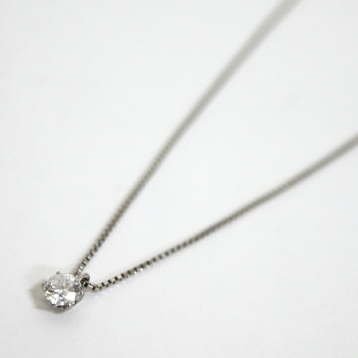 Jewelry Pt850 ダイヤモンドネックレス D0.563ct 鑑定書付き（中央宝石研究所）_3