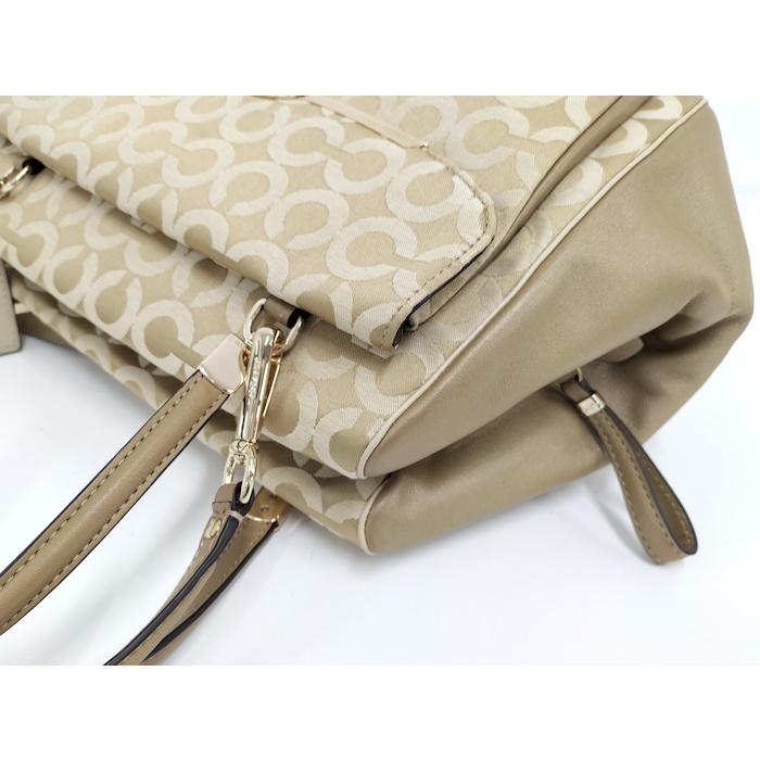 COACH（コーチ） COACH 2WAYハンドバッグ オプアート キャンバス