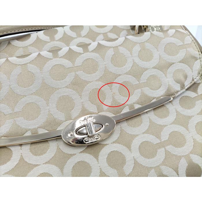 COACH（コーチ） COACH 2WAYハンドバッグ オプアート キャンバス