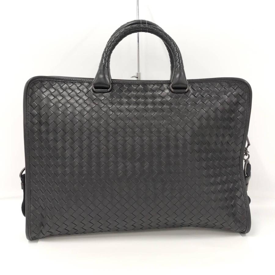 美品◇ボッテガヴェネタ ビジネスバッグ2WAYショルダー イントレチャートレザー BOTTEGA VENETA（ボッテガ・ヴェネタ） BOTTEGA VENETA 2WAYショルダー