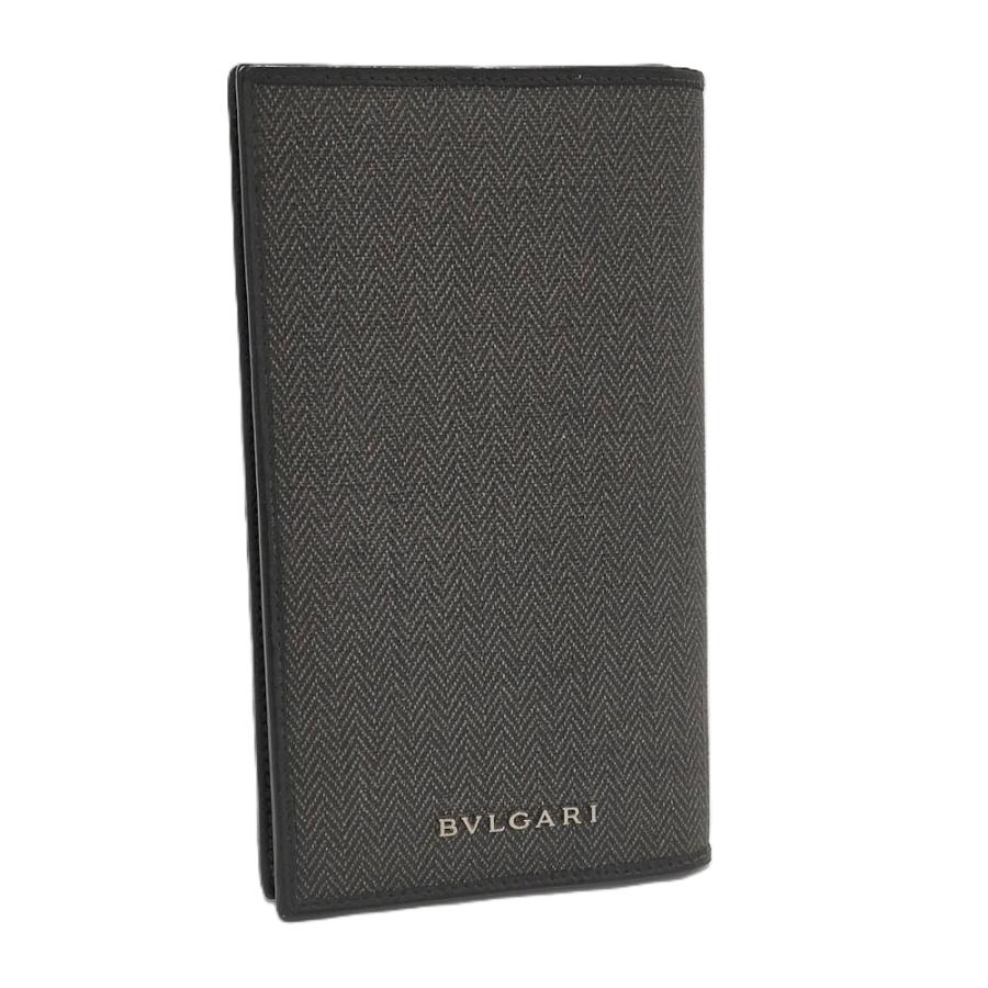 BVLGARI（ブルガリ） 二つ折り長財布 PVC ブラック : JJコレクション