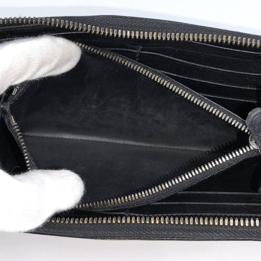 Berluti（ベルルッティ） ラウンドファスナー長財布 レザー カーキ