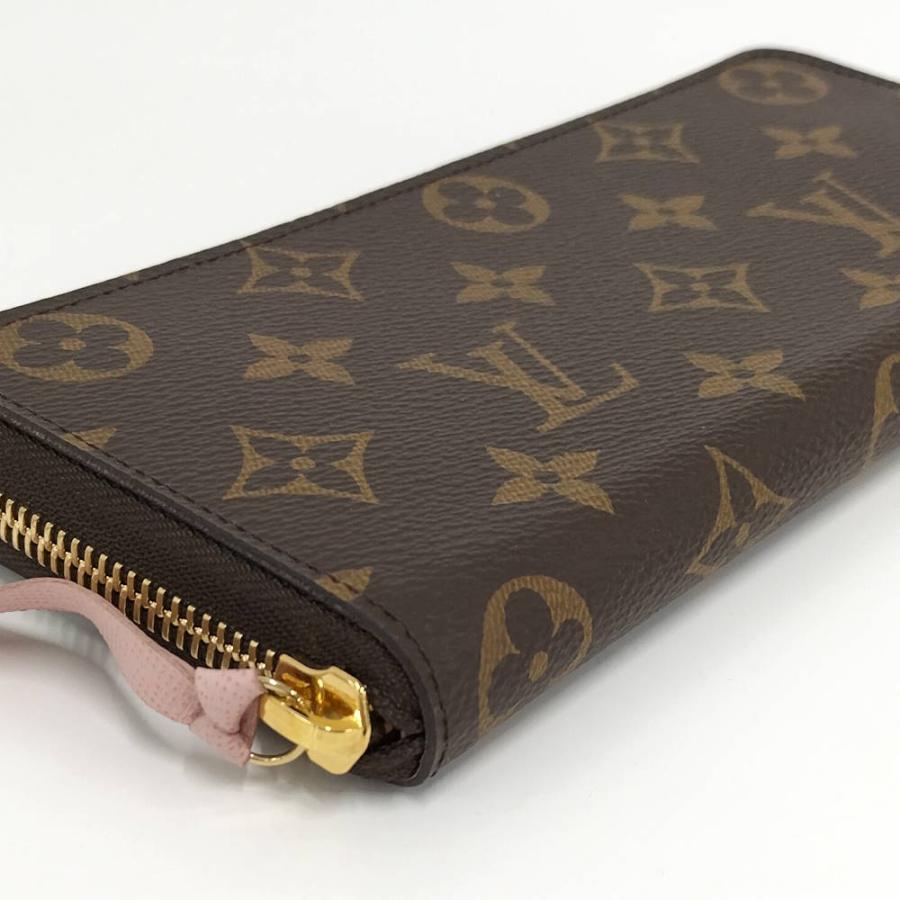 ◆SALE◆　■美品■　ルイヴィトン ポルトフォイユ クレマンス ラウンドファスナー 長財布 モノグラム ローズバレリーヌ M61298 箱 【239007】★ LOUIS VUITTON（ルイ・ヴィトン） ポルトフォイユクレマンス ラウンド