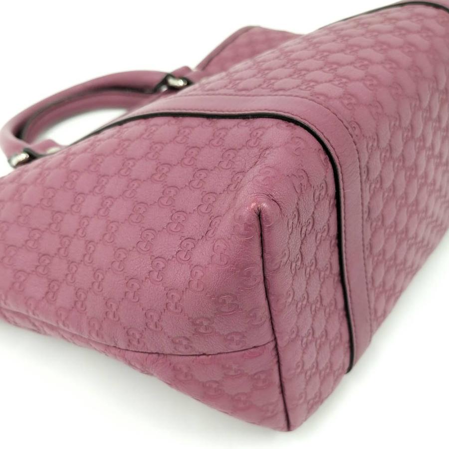 GUCCI グッチ シマレザー トートバッグ ボルドー GUCCI（グッチ） トートバッグ マイクログッチシマ レザー パープル
