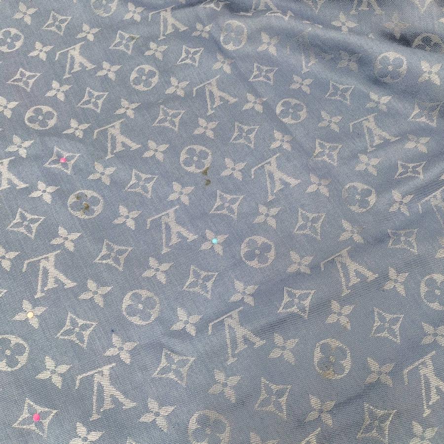 LOUIS VUITTON（ルイ・ヴィトン） ストール ウール シルク ブルー