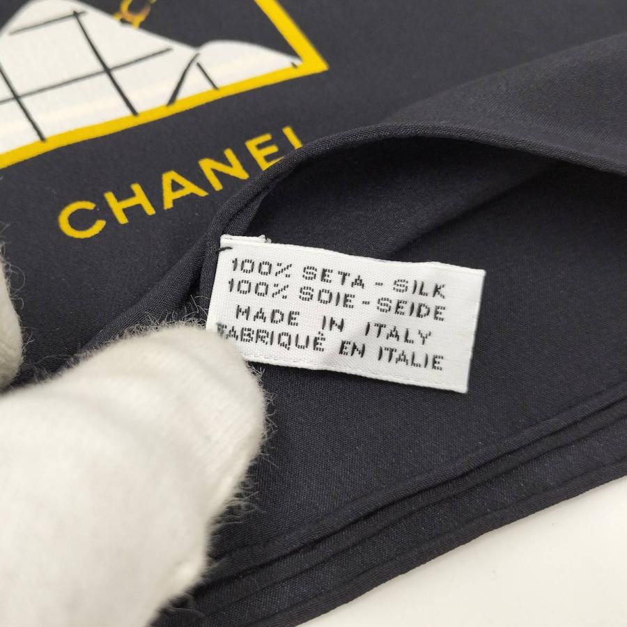 CHANEL（シャネル） スカーフ マドモアゼルマトラッセ ブラック : JJ
