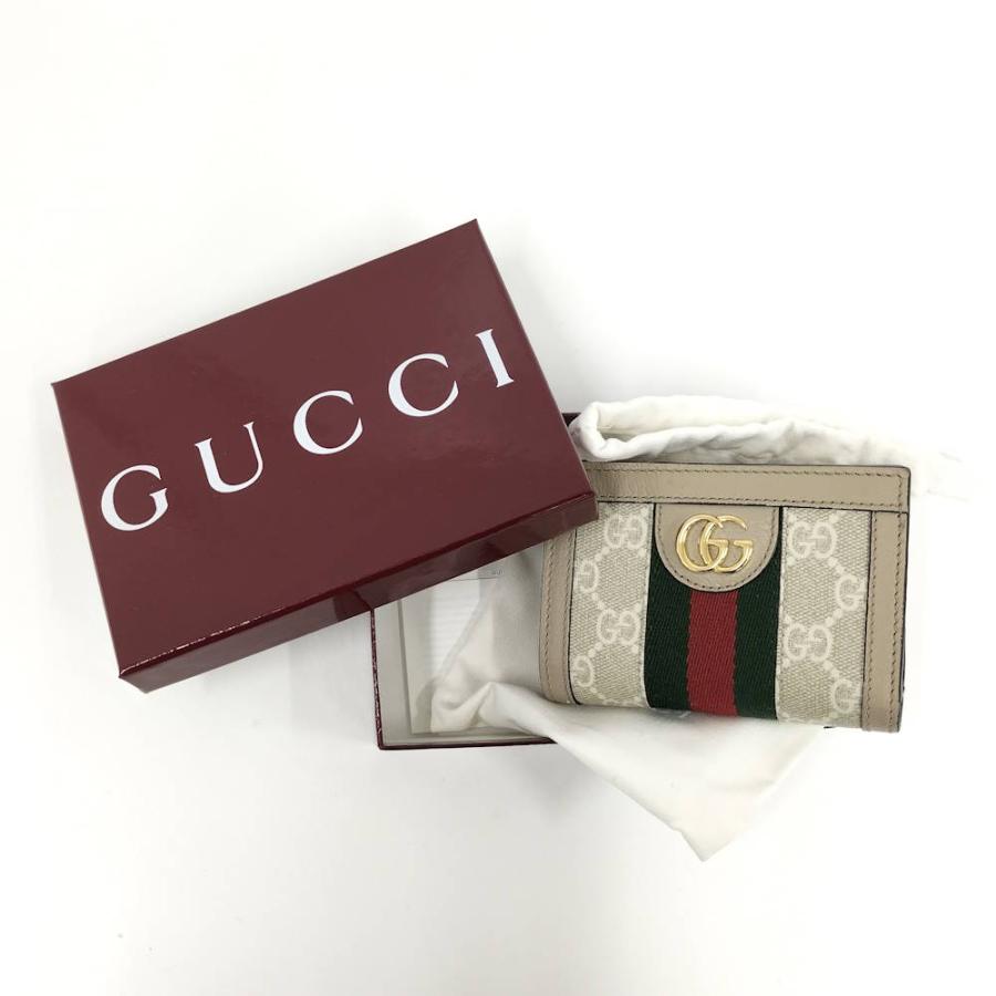 GUCCI（グッチ） 二つ折り財布 オフィディア GG ミディアム ウォレット