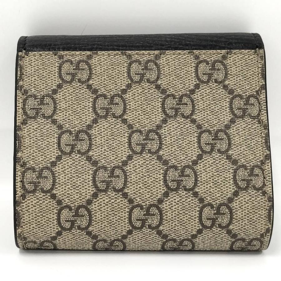 GUCCI（グッチ） GUCCI GGマーモント 三つ折り財布 レザー PVC