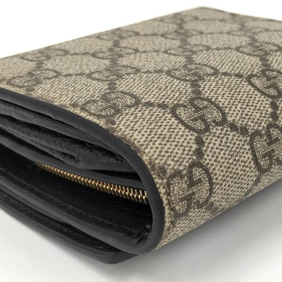 ✨新品未使用✨　GUCCI ミニ財布　GG柄　GGライン　マーモント　三つ折り GUCCI（グッチ） GUCCI GGマーモント 三つ折り財布 レザー PVC