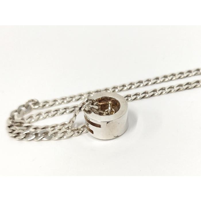 GUCCI（グッチ） カットアウト Gリング ネックレス シルバー SV925 G