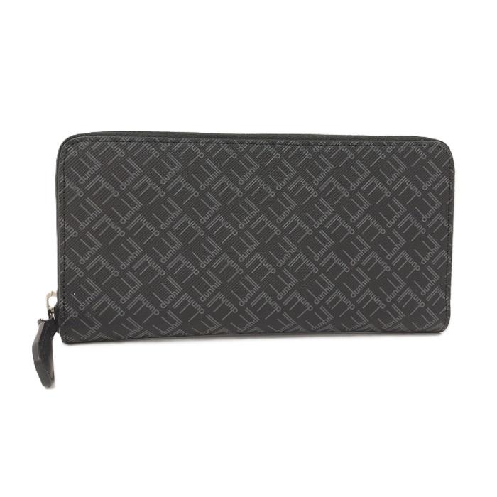 dunhill Dunhill ラウンドファスナー長財布 ロゴ シグネチャー PVC