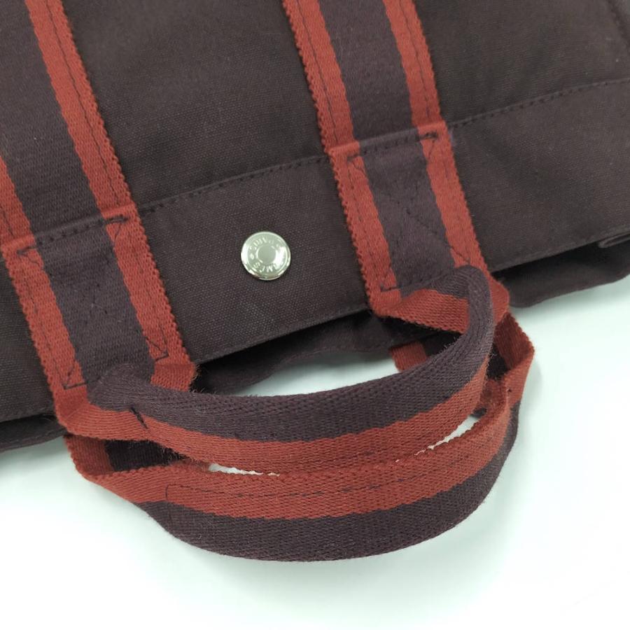 HERMES（エルメス） フールトゥPM ハンドバッグ キャンバス ブラウン