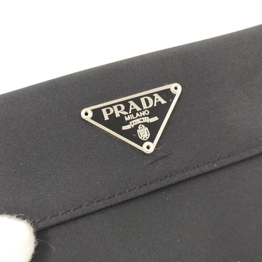PRADA（プラダ） 二つ折り財布 ナイロン ブラック M523 : JJ