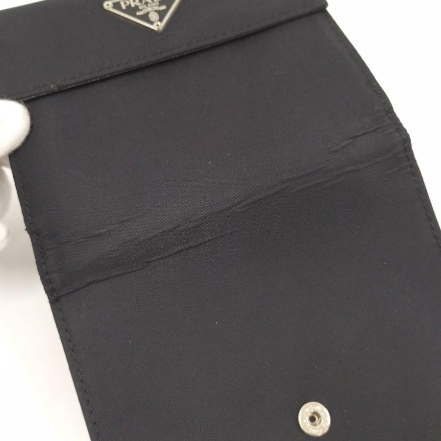 PRADA（プラダ） 二つ折り財布 ナイロン ブラック M523 : JJ