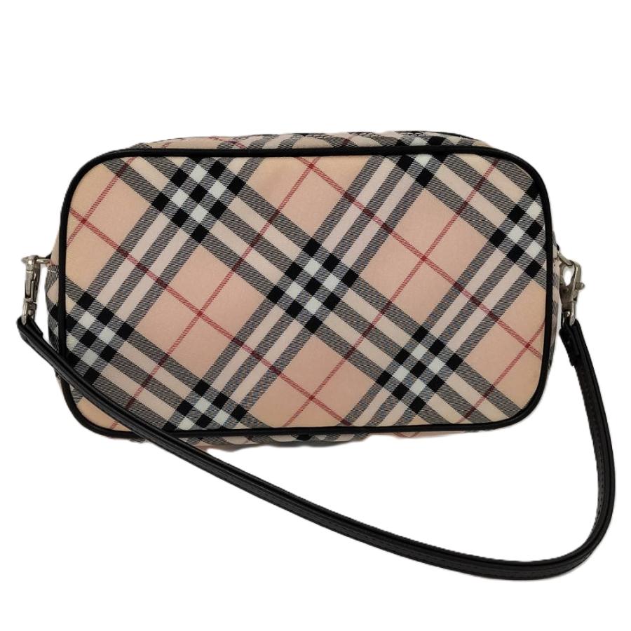 バーバリーブルーレーベル ハンドバッグ ノバチェック ピンク系 キャンバス BURBERRY BLUE LABEL（バーバリーブルーレーベル） ハンドバッグ ノバ