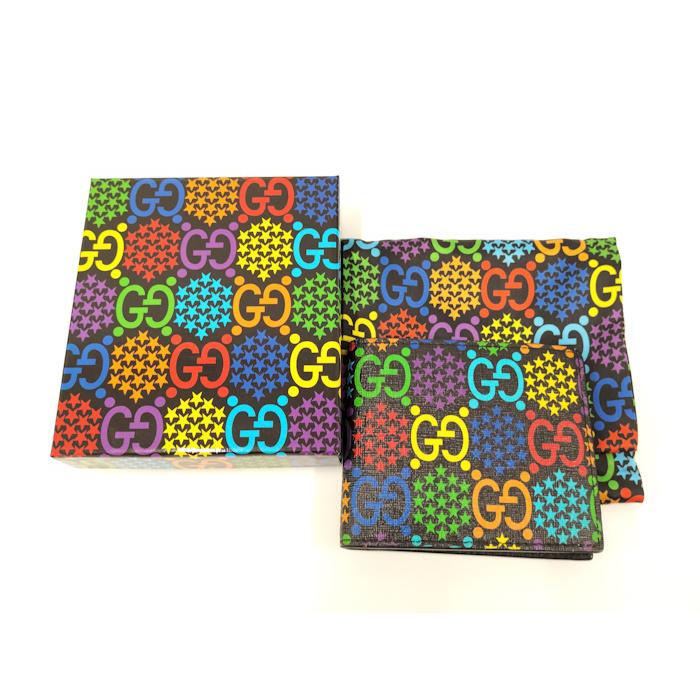 GUCCI 二つ折り財布 GGサイケデリック 601089 : JJコレクション