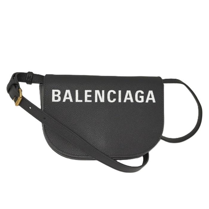 BALENCIAGA（バレンシアガ） ヴィル ショルダーバッグ ロゴ レザー 