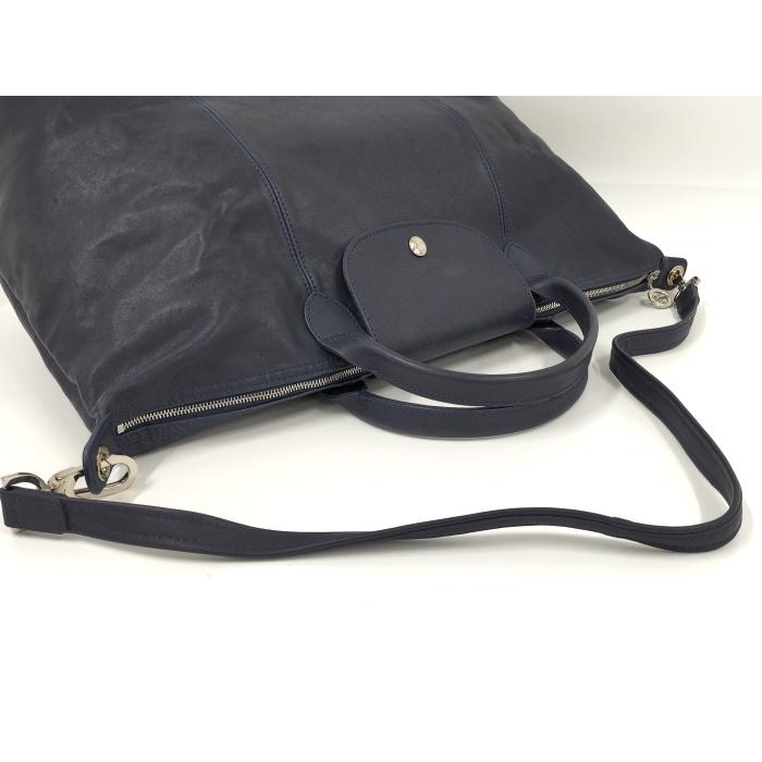 LONGCHAMP（ロンシャン） LONGCHAMP 2WAYバッグ レザー ネイビー : JJ