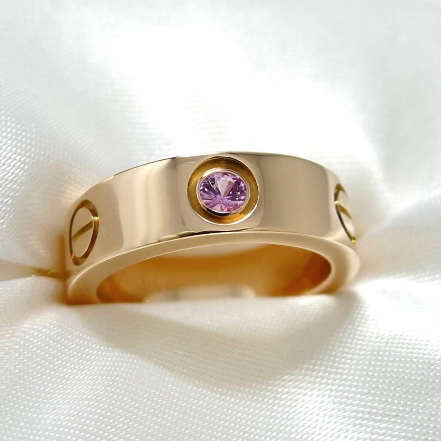 Cartier（カルティエ） ラブリング 750PG K18PG ピンクゴールド 表記