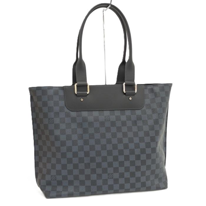 美品 ルイヴィトン トートバッグ N41397 カバヴォワヤージュダミエコバルト LOUIS VUITTON（ルイ・ヴィトン） カバヴォワヤージュ ダミエ コバルト