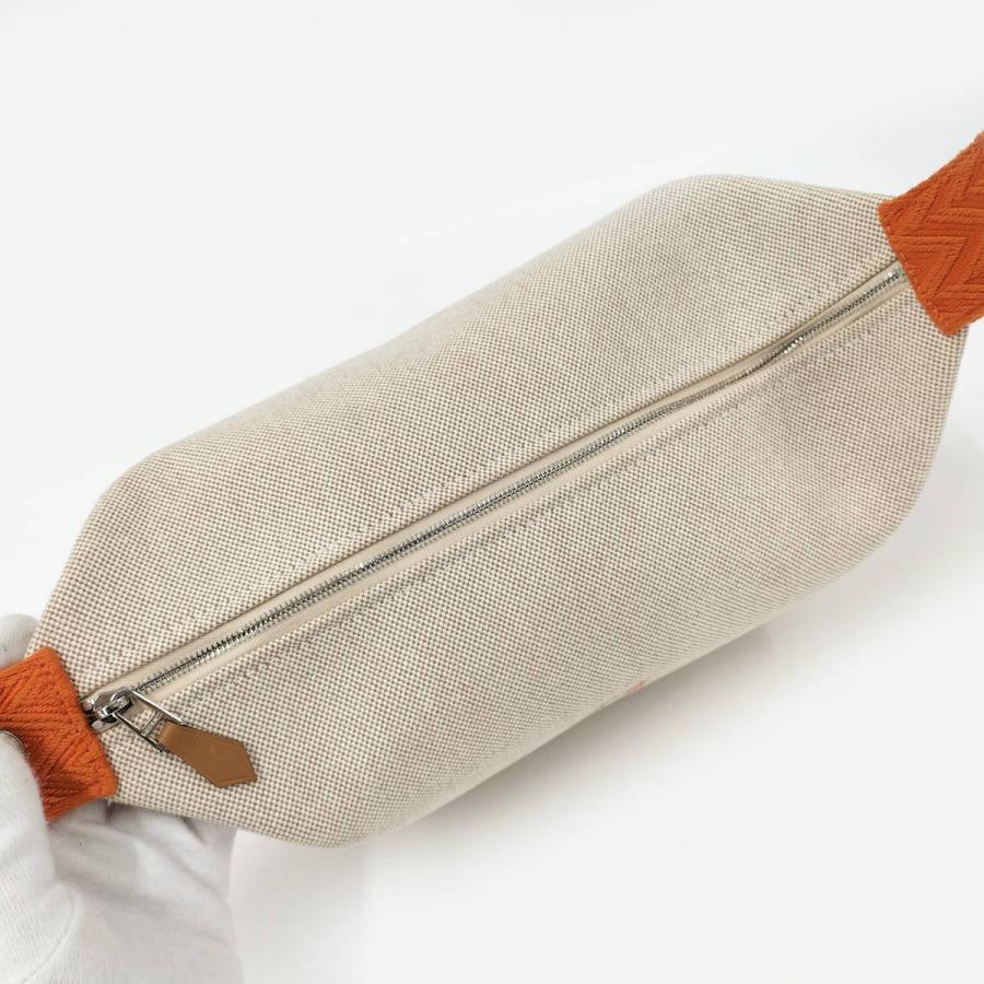 HERMES（エルメス） ブリッド ア ブラックPM キャンバス ベージュ 