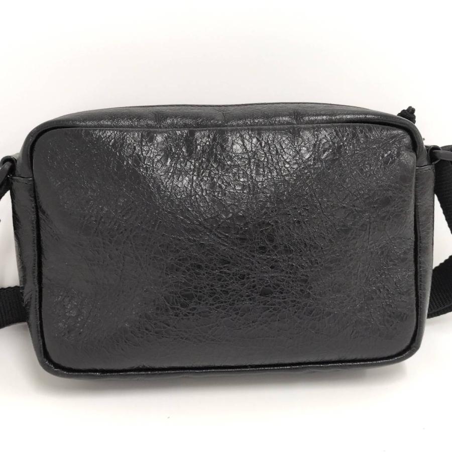 BALENCIAGAエクスプローラー レザー バッグ ブラック 646138 BALENCIAGA（バレンシアガ） ショルダーバッグ エクスプローラー