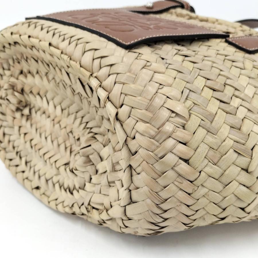 LOEWE ハンドバッグ かごバッグ ラフィア レザー ベージュ系 LOEWE（ロエベ） ハンドバッグ かごバッグ ラフィア レザー ベージュ系