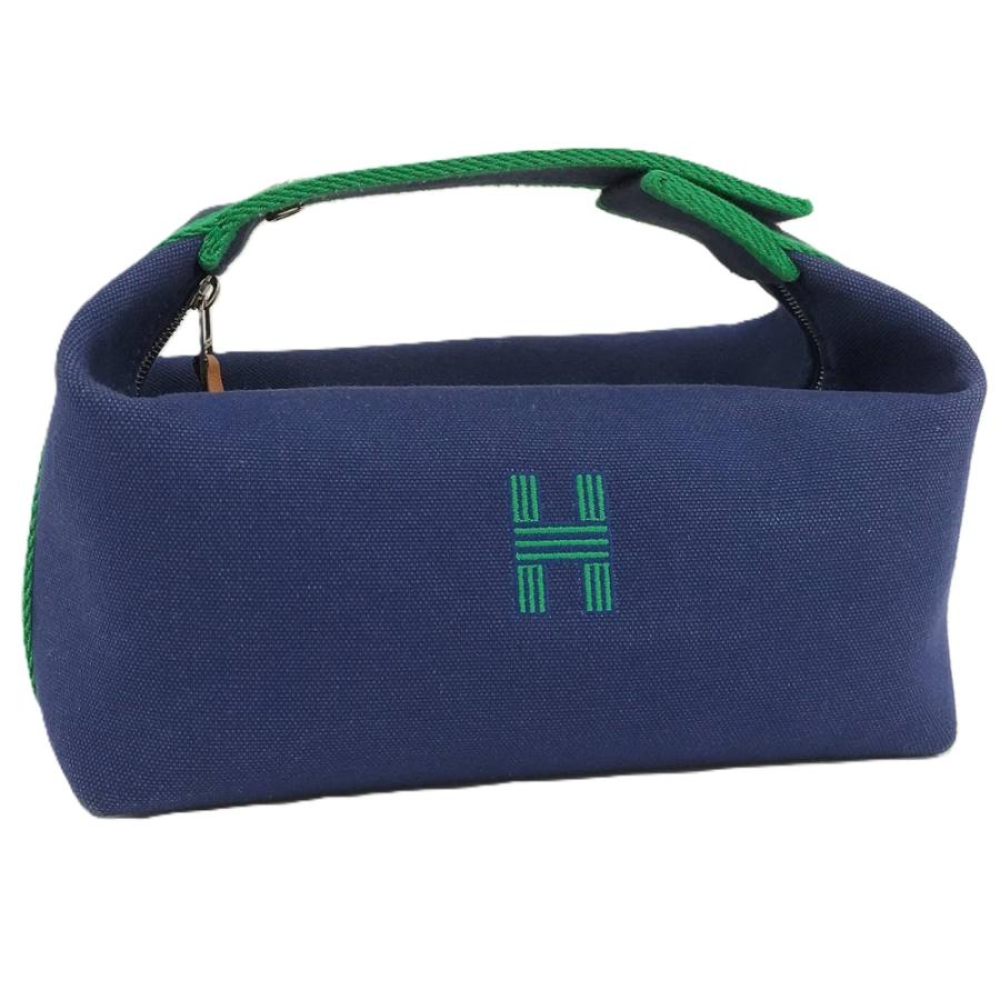 「新品」HERMES エルメス ブリッドアブラック PM ブルー　バッグ ポーチ HERMES（エルメス） ブリッドアブラックPM ハンドバッグ ポーチ