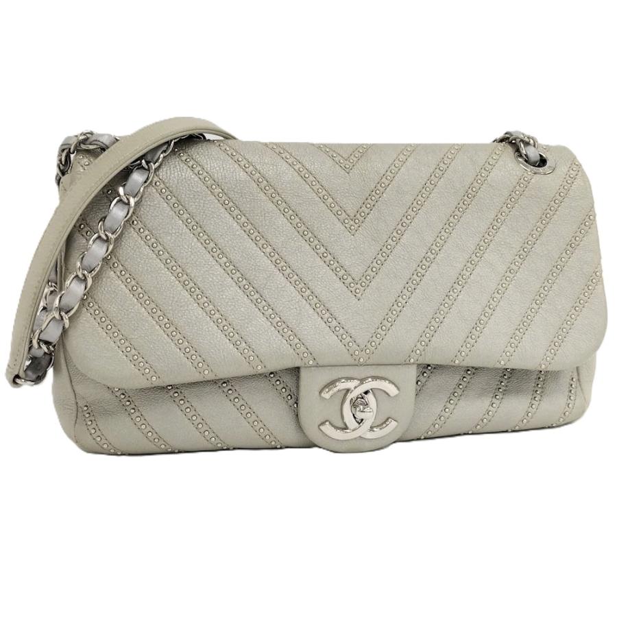 CHANEL（シャネル） シェブロン チェーン ショルダーバッグ Vステッチ