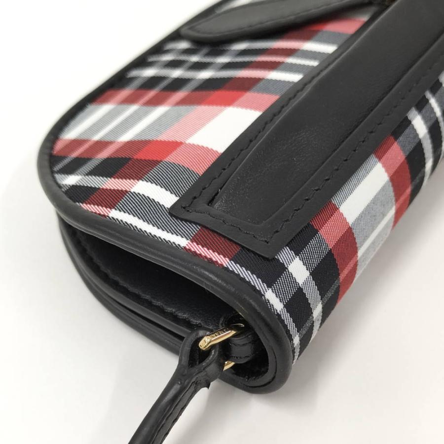 BURBERRY（バーバリー） オリンピア ショルダーバッグ チェック レザー