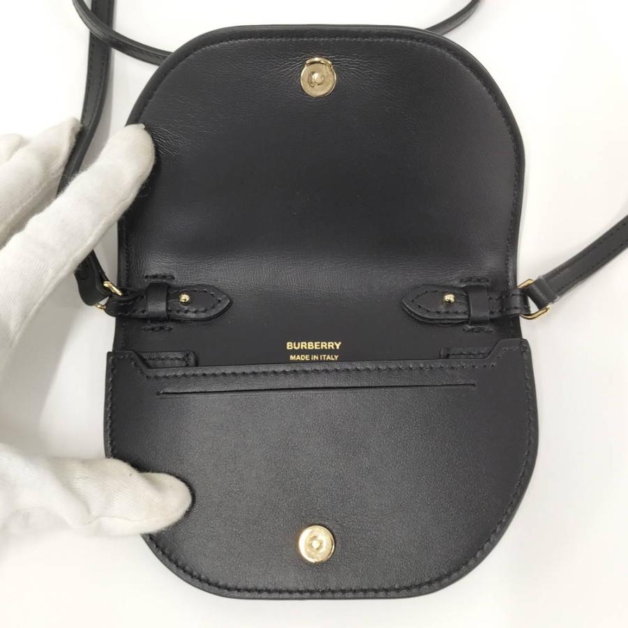 BURBERRY（バーバリー） オリンピア ショルダーバッグ チェック レザー