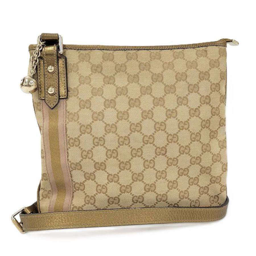 【美品】GUCCI グッチショルダーバッグ ボディバッグ GGキャンバス GUCCI（グッチ） バッグ ショルダーバッグ GG CANVAS MINI BAG