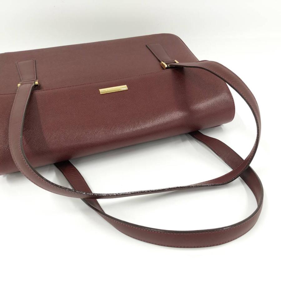 BURBERRY（バーバリー） ショルダーバッグ トートバッグ レザー レッド