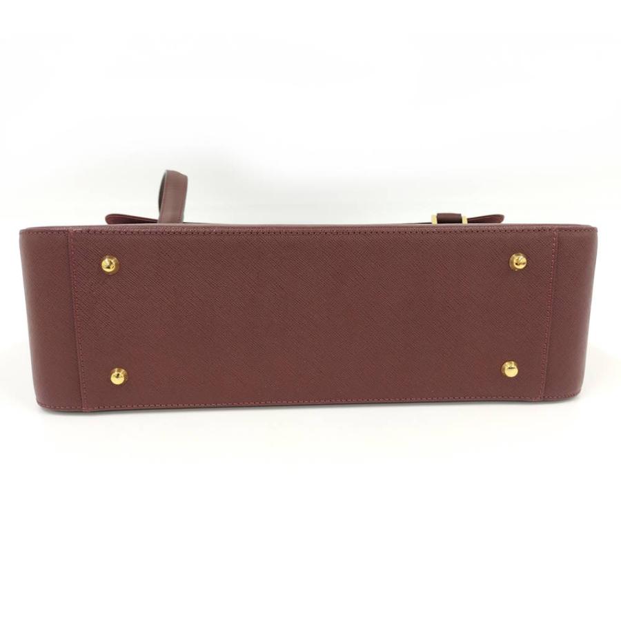 BURBERRY（バーバリー） ショルダーバッグ トートバッグ レザー レッド