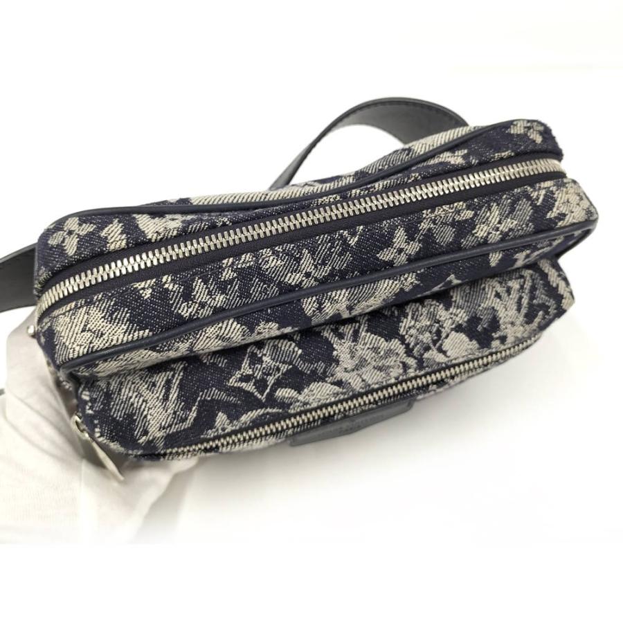 LOUIS VUITTON バムバッグアウトドア モノグラム タペストリー キャンバス ネイビー M57281_6