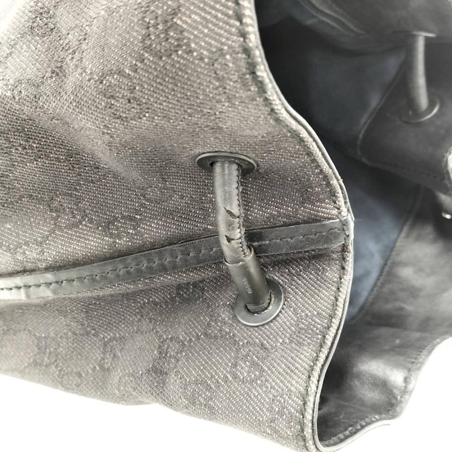 GUCCI（グッチ） ショルダーバッグ GGキャンバス ブラック : JJ