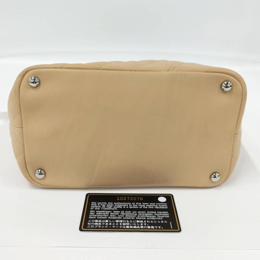 CHANEL カンボントート レザー ベージュ A25167の画像