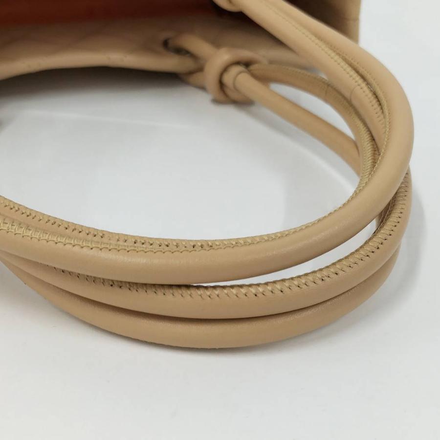 CHANEL カンボントート レザー ベージュ A25167の画像